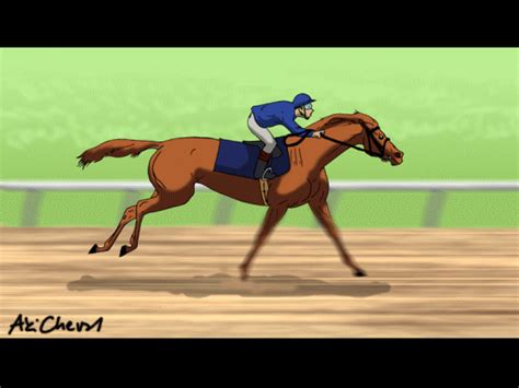 horse racing gif|animated horse racing.